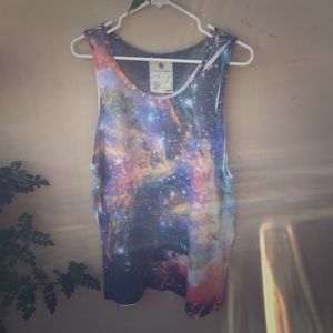 Galaxy pattern men’s tank